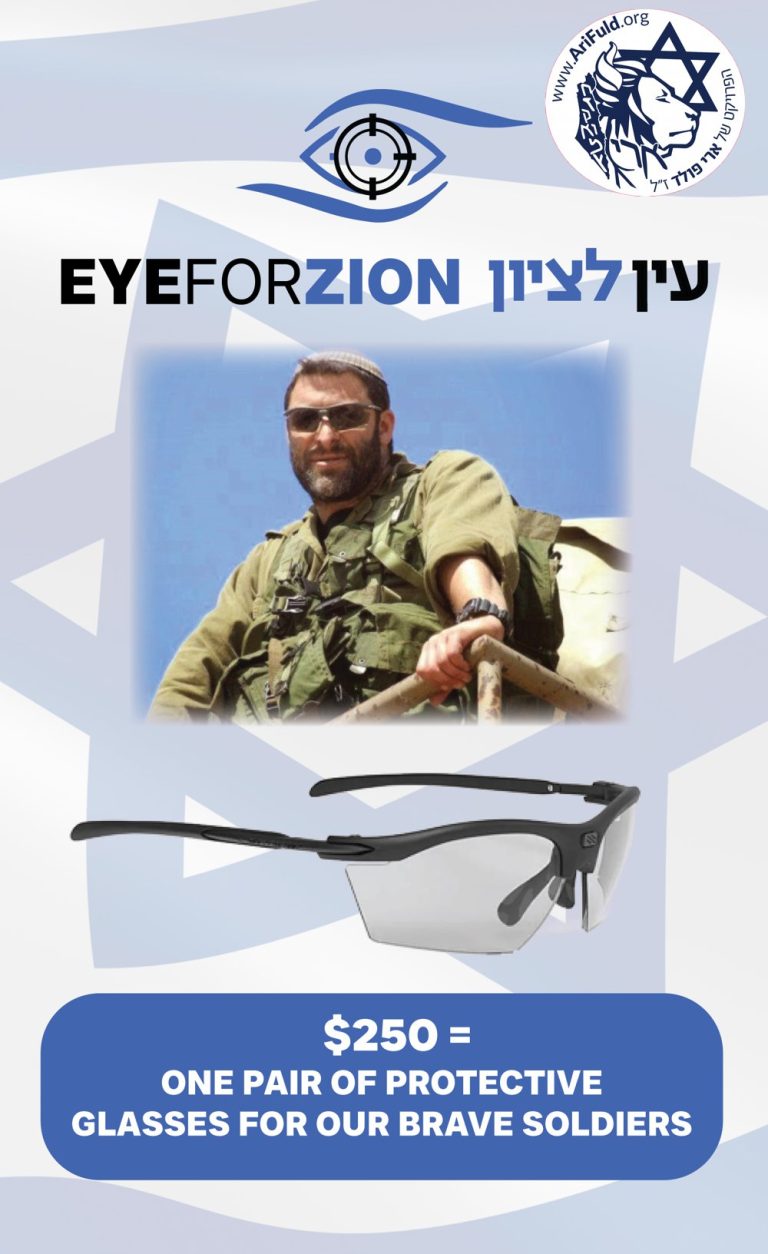 Eye for Zion – Protective Eyewear for Soldiers